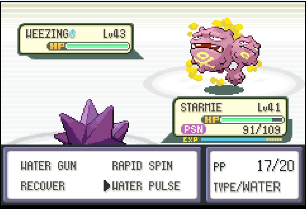starmie vs weezing